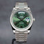 Rolexx DayDate Silver Green ZR YZ