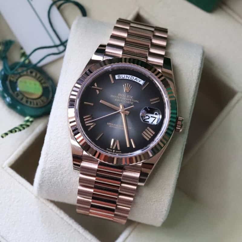 Rolexx DayDate Rose Gold Ombre ZR Y