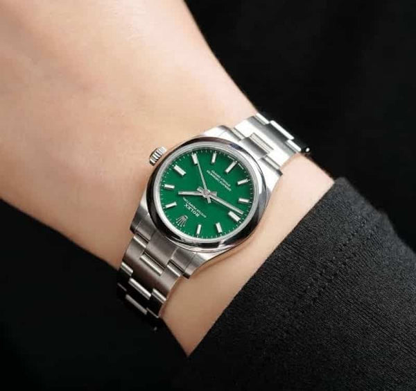 Rolexx Oyster Perpetual Green ZR