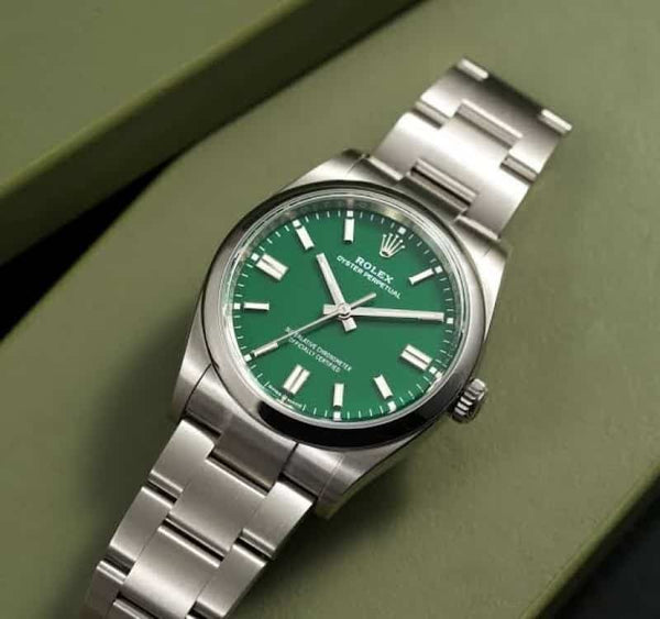 Rolexx Oyster Perpetual Green ZR