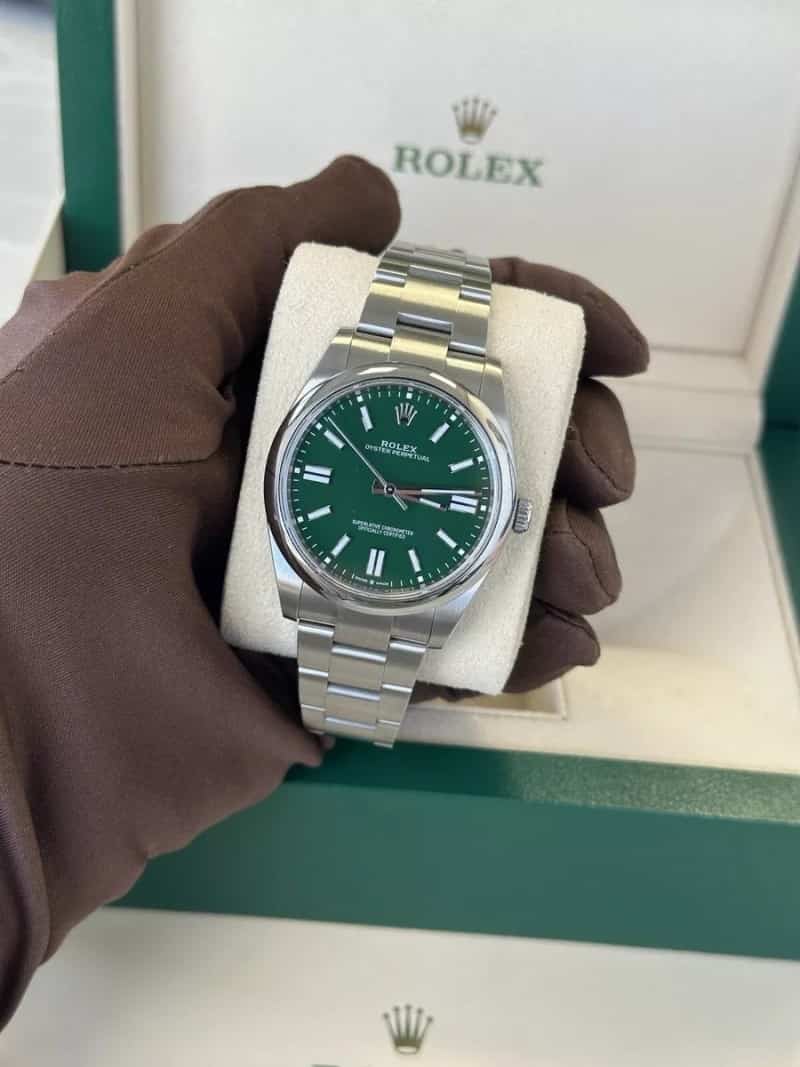 Rolexx Oyster Perpetual Green ZR