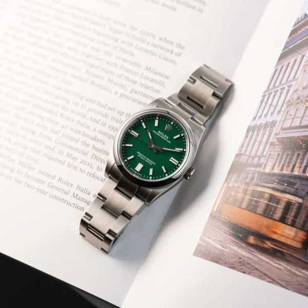 Rolexx Oyster Perpetual Green ZR