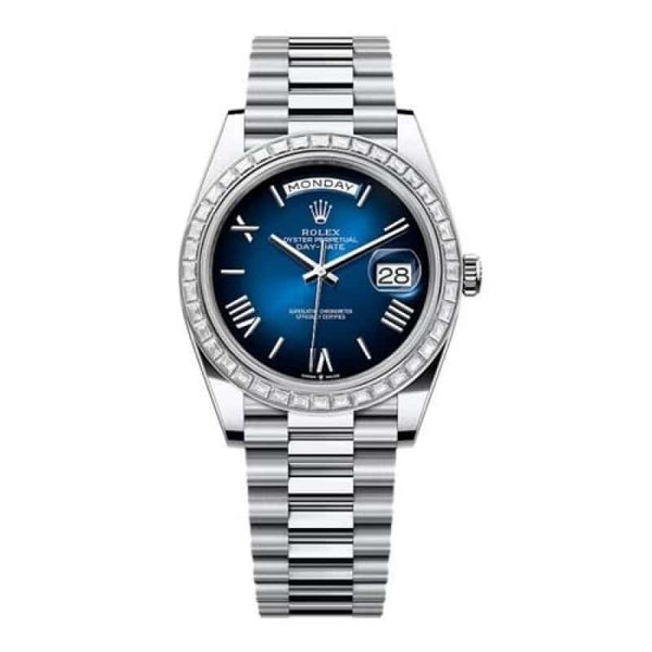 Rolexx Daydate Diamond Blue Ombre P