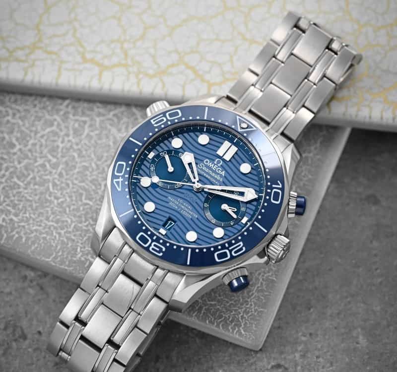 Omegaa Seamaster Chronograph Blue