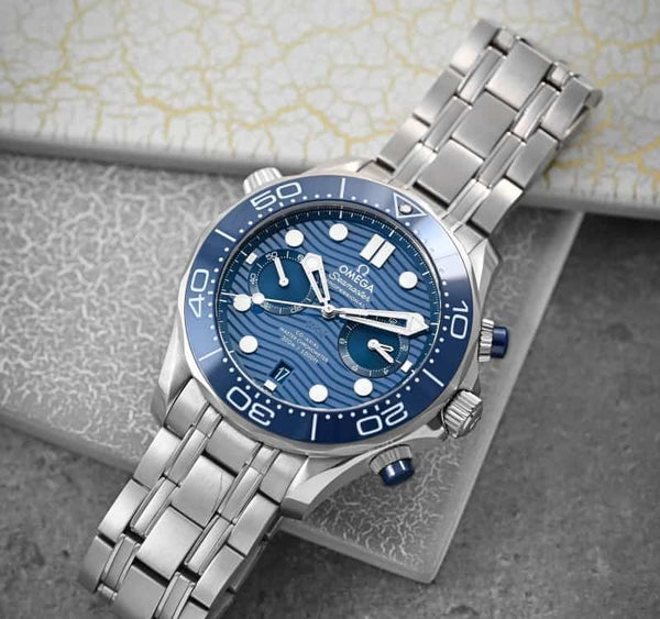Omegaa Seamaster Chronograph Blue