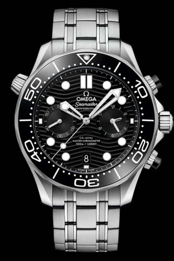 Omegaa Seamaster Chronograph Black
