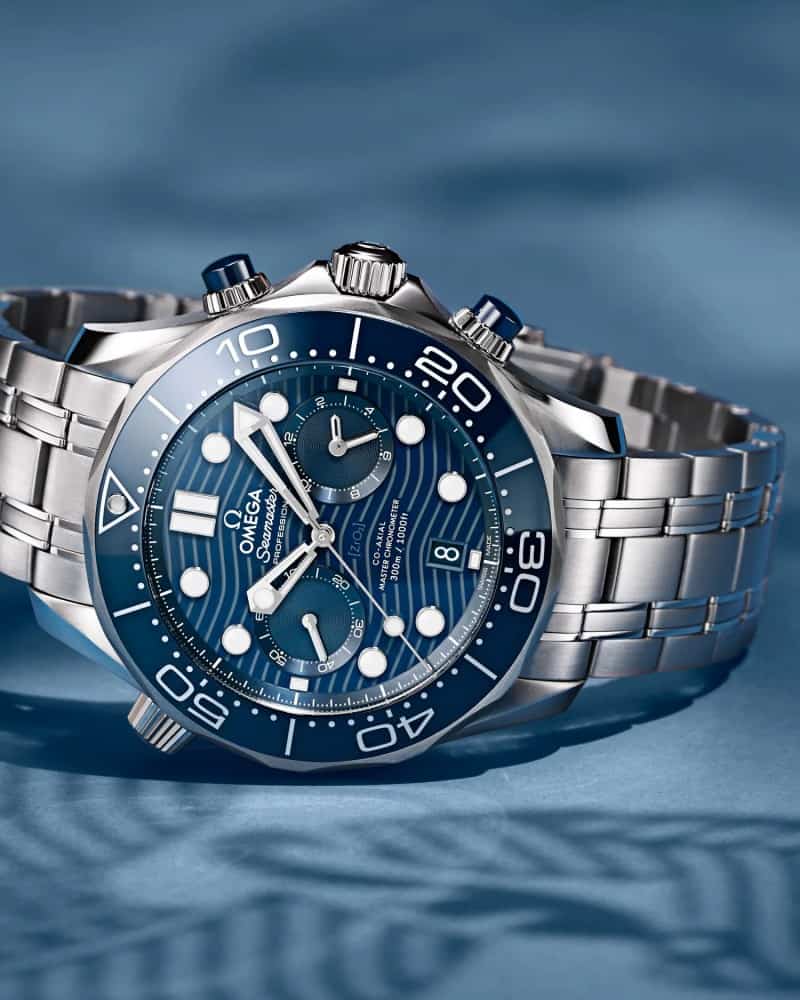 Omegaa Seamaster Chronograph Blue