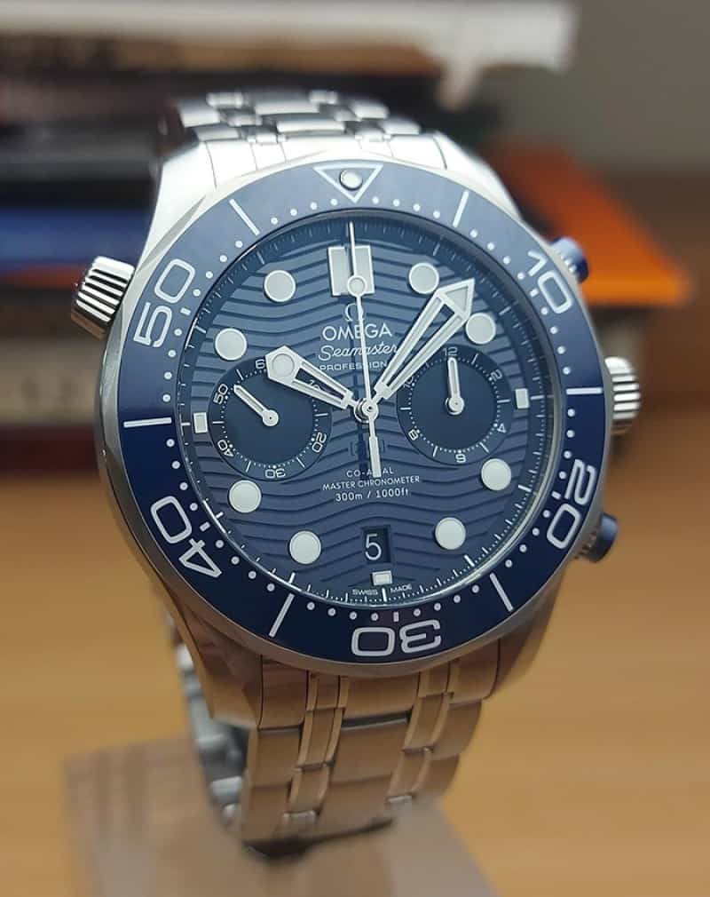 Omegaa Seamaster Chronograph Blue
