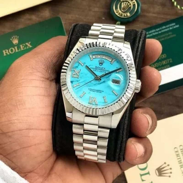 Rolexx DayDate Diamond Blue YZ