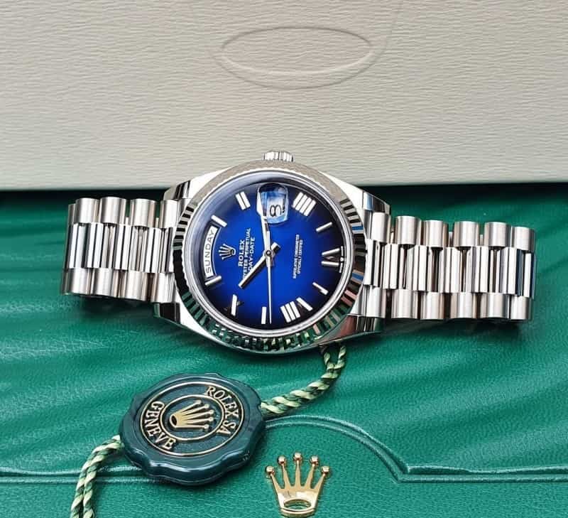 Rolexx DayDate Ombre Blue YZ