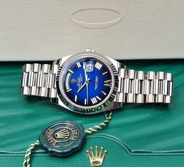 Rolexx DayDate Ombre Blue YZ