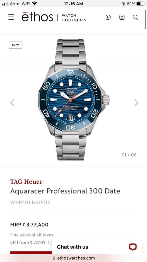 Tag Heuer AquaRacer 2024 Blue