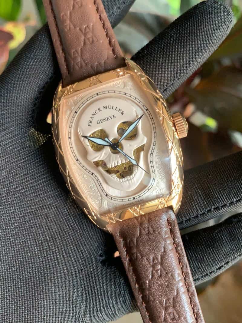 Franck Muller Curvex Skull Rose Gol Main image