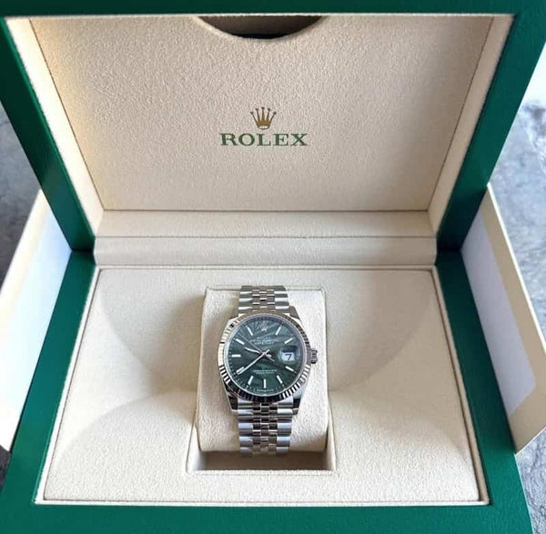 Rolexx DateJust Palm Olive YZ