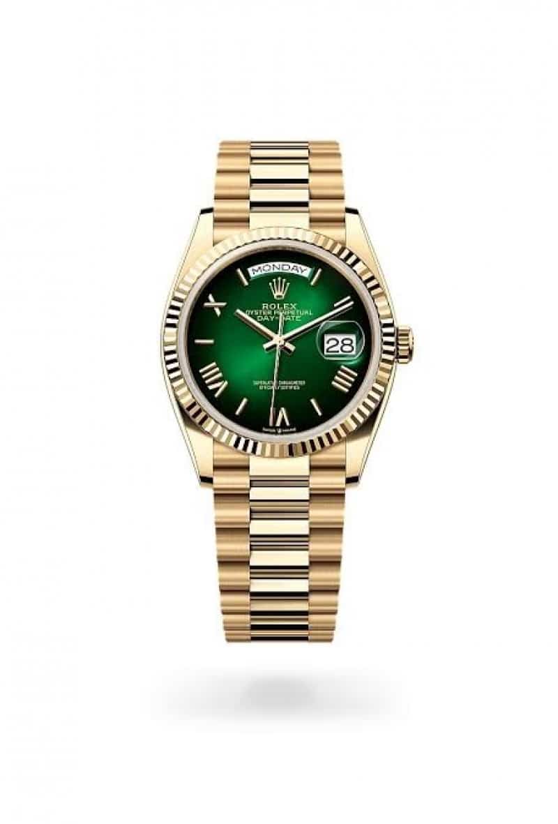 daydate green gold zr