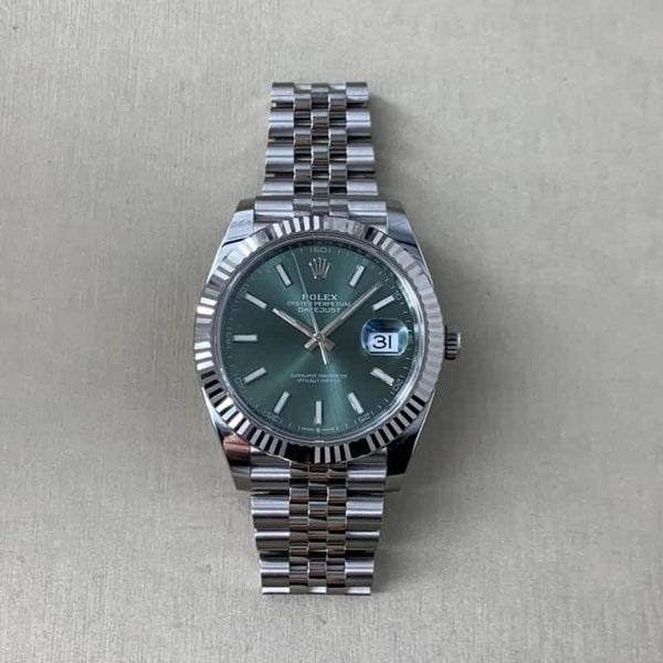 Rolexx datejust green zr