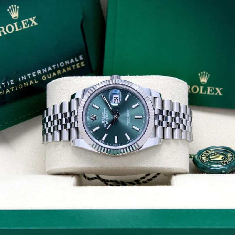 Rolexx datejust green zr