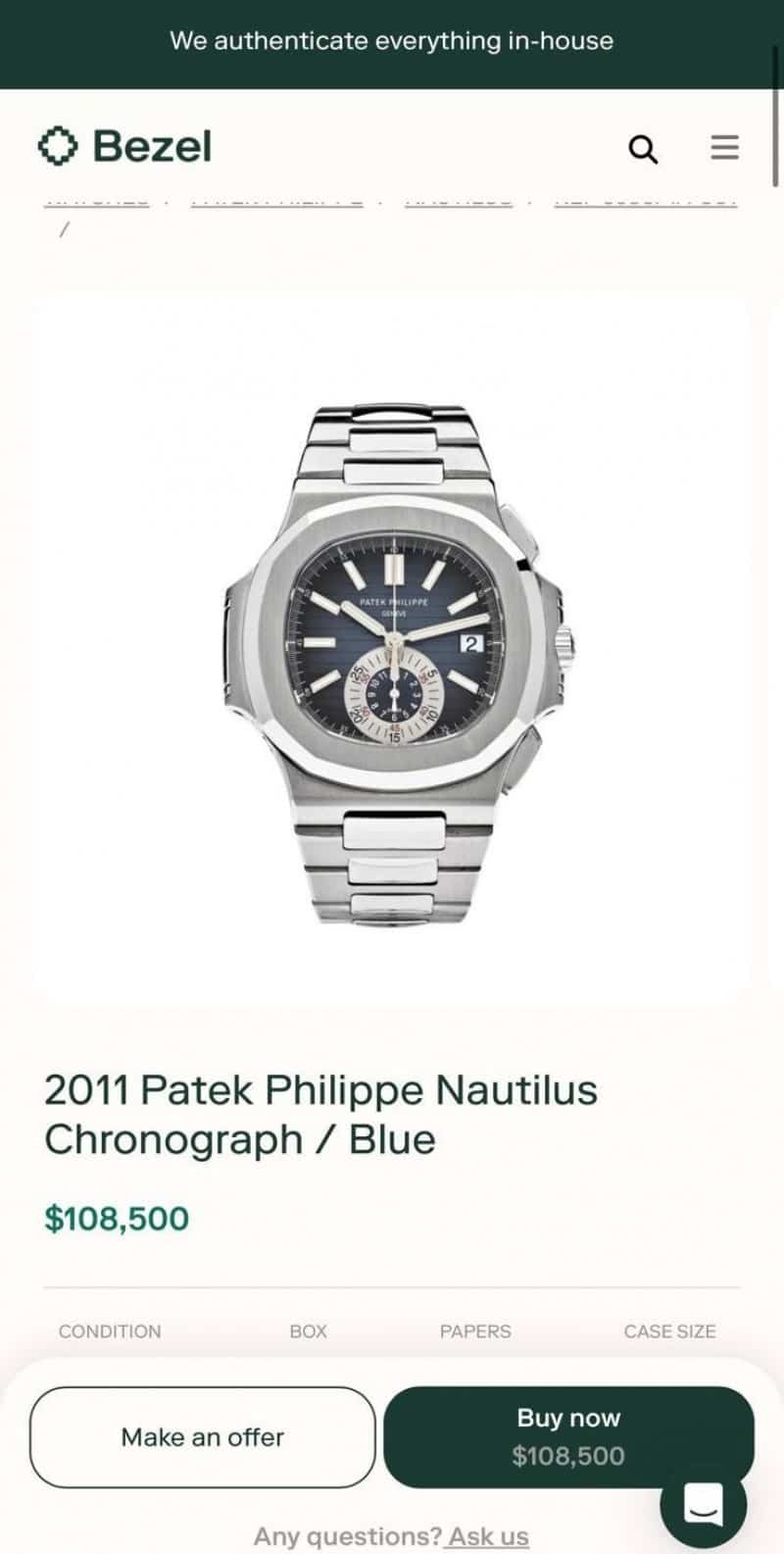 PATEK PHILIPPE 5980