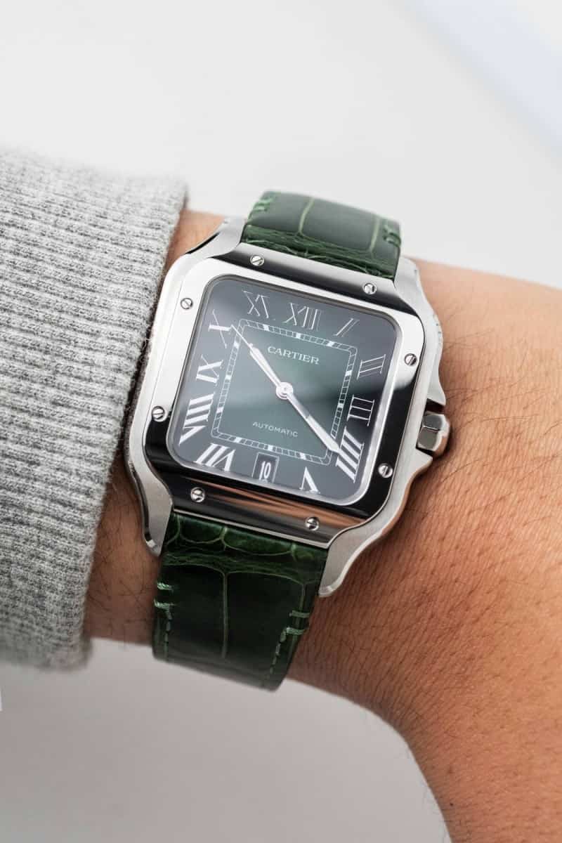 CARTIER SANTOS GREEN AUTOMATIC
