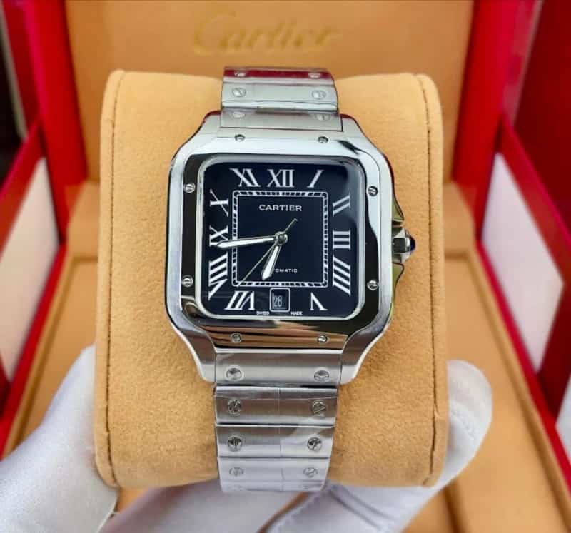 CARTIER SANTOS AUTOMATIC BLACK