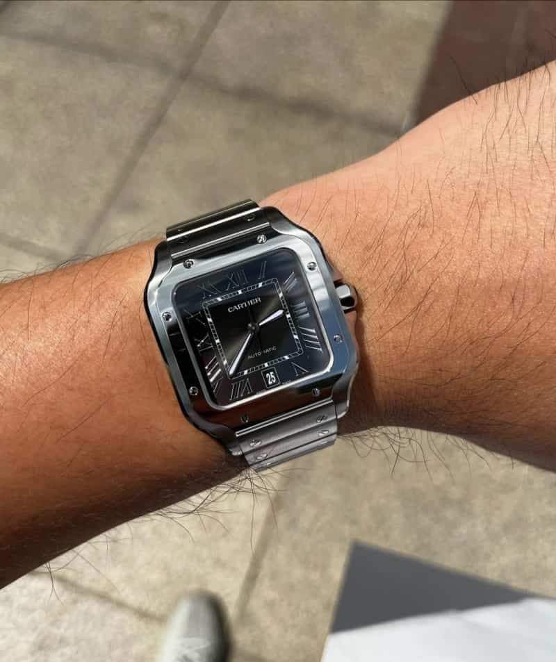 CARTIER SANTOS AUTOMATIC BLACK