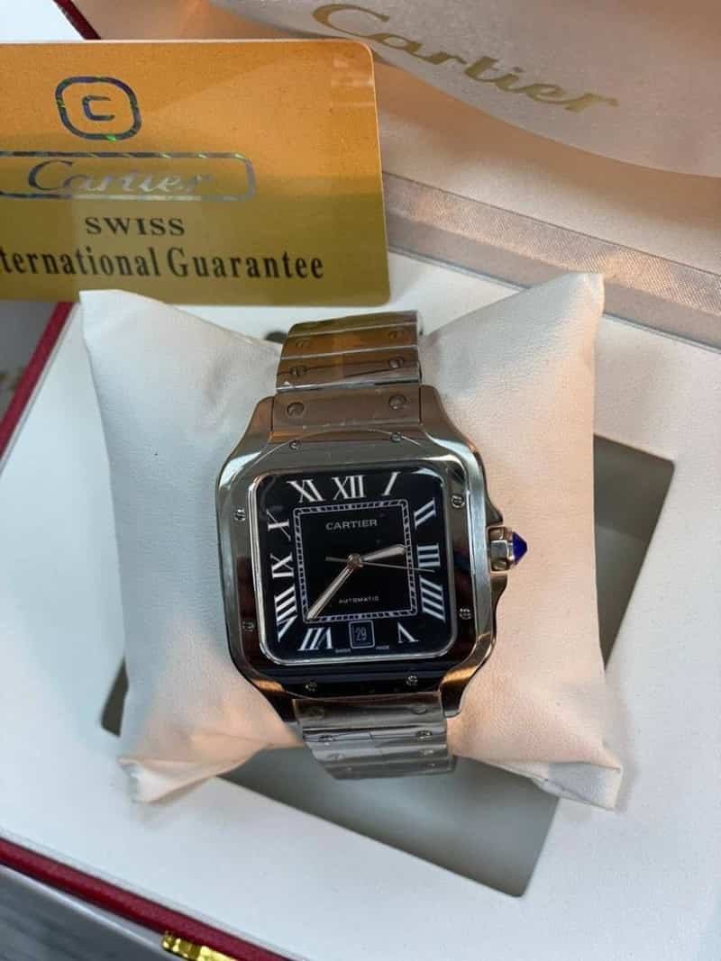 CARTIER SANTOS AUTOMATIC BLACK