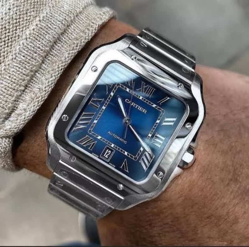 santos automatic blue