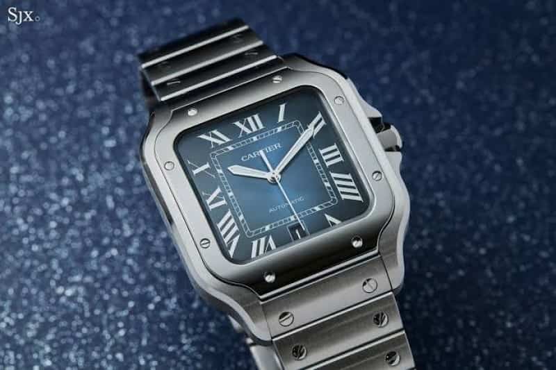 santos automatic blue