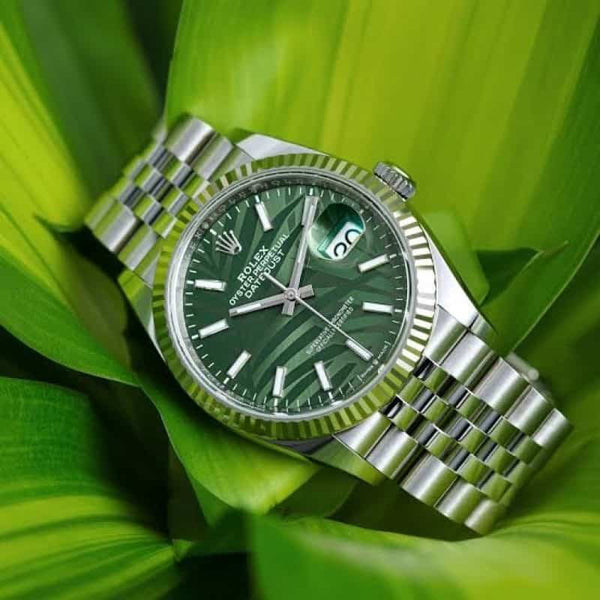 Rolex Datejust Palm Olive ZR