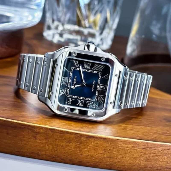 santos automatic blue