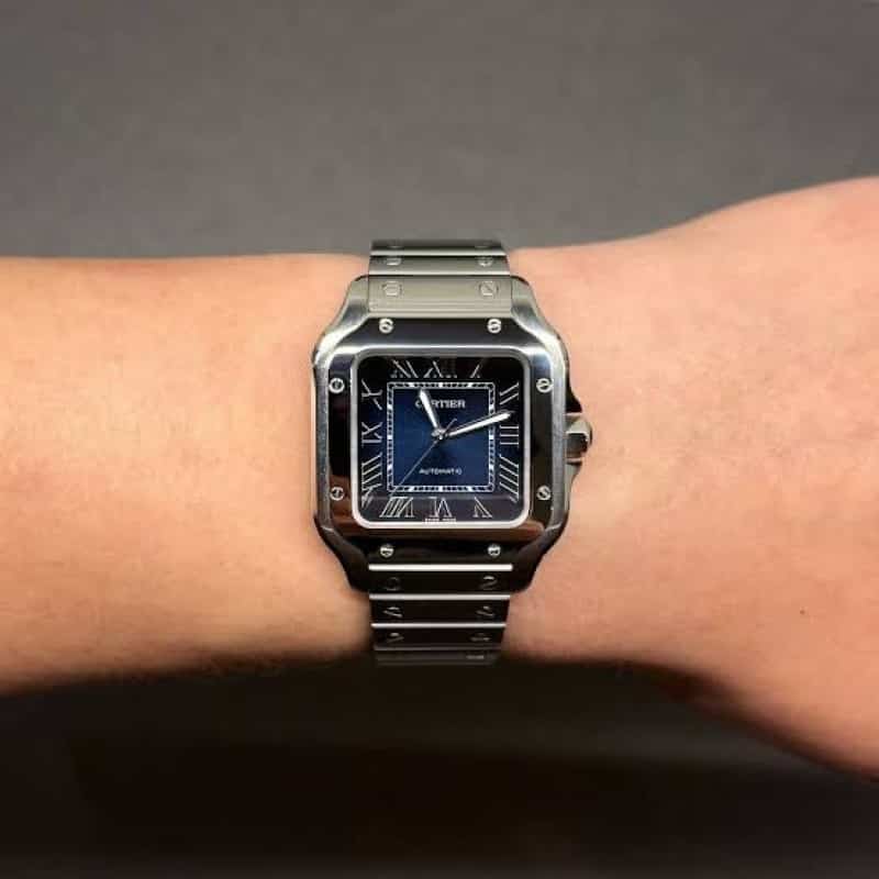 santos automatic blue