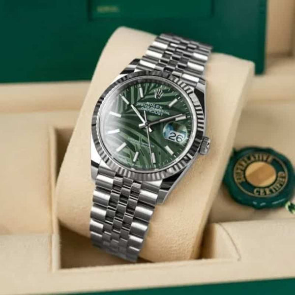 Rolex Datejust Palm Olive ZR
