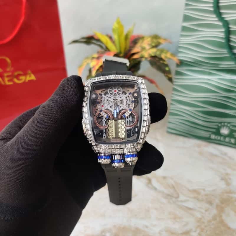 Jacob Co Buggati Silver Black