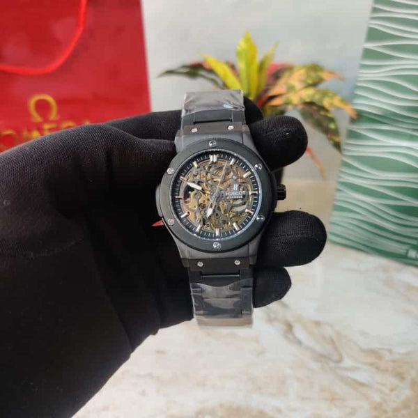 Hublot Skeleton Automatic Black