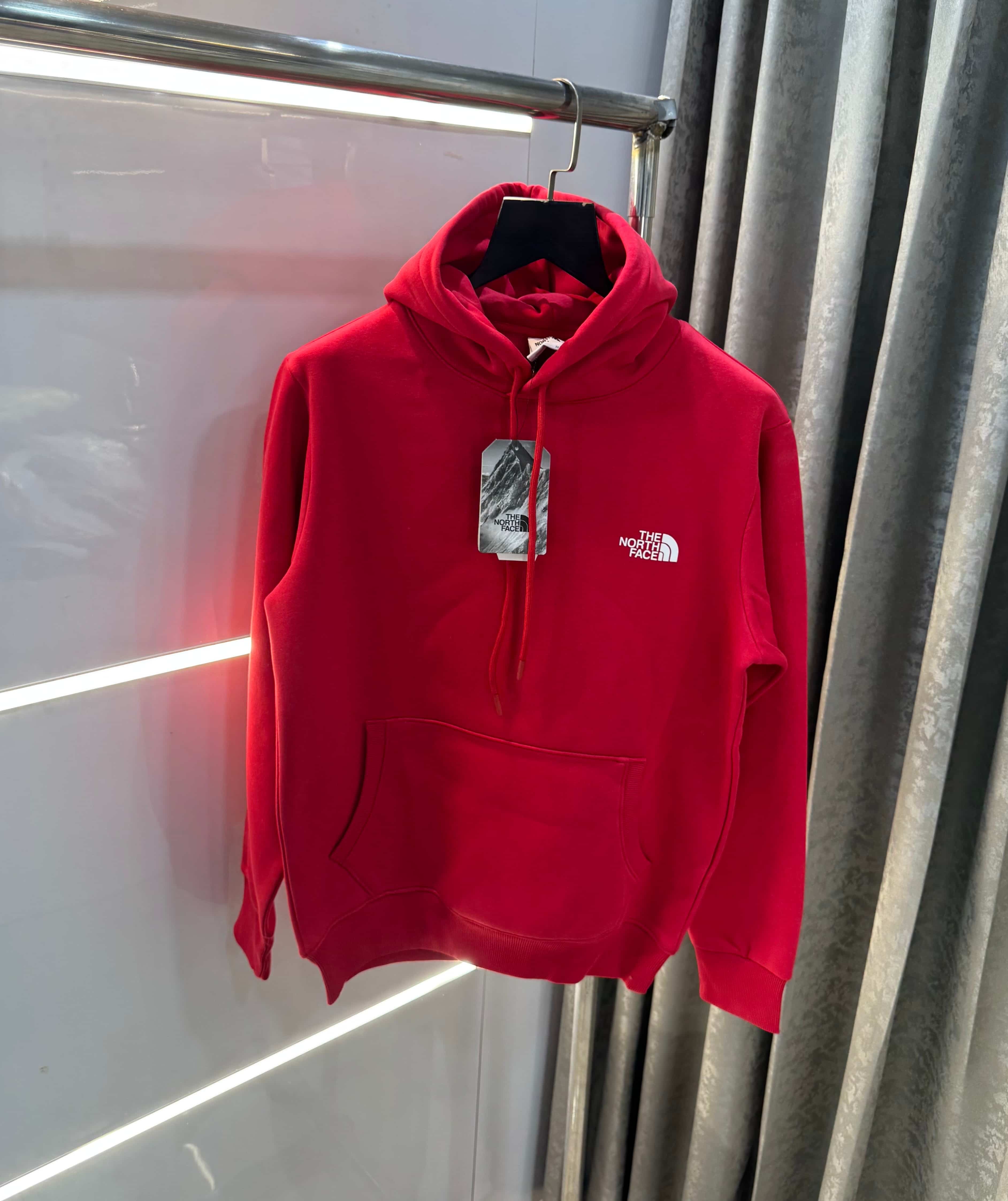 The  North Face Red Printed Imported Hoodie Secondary image