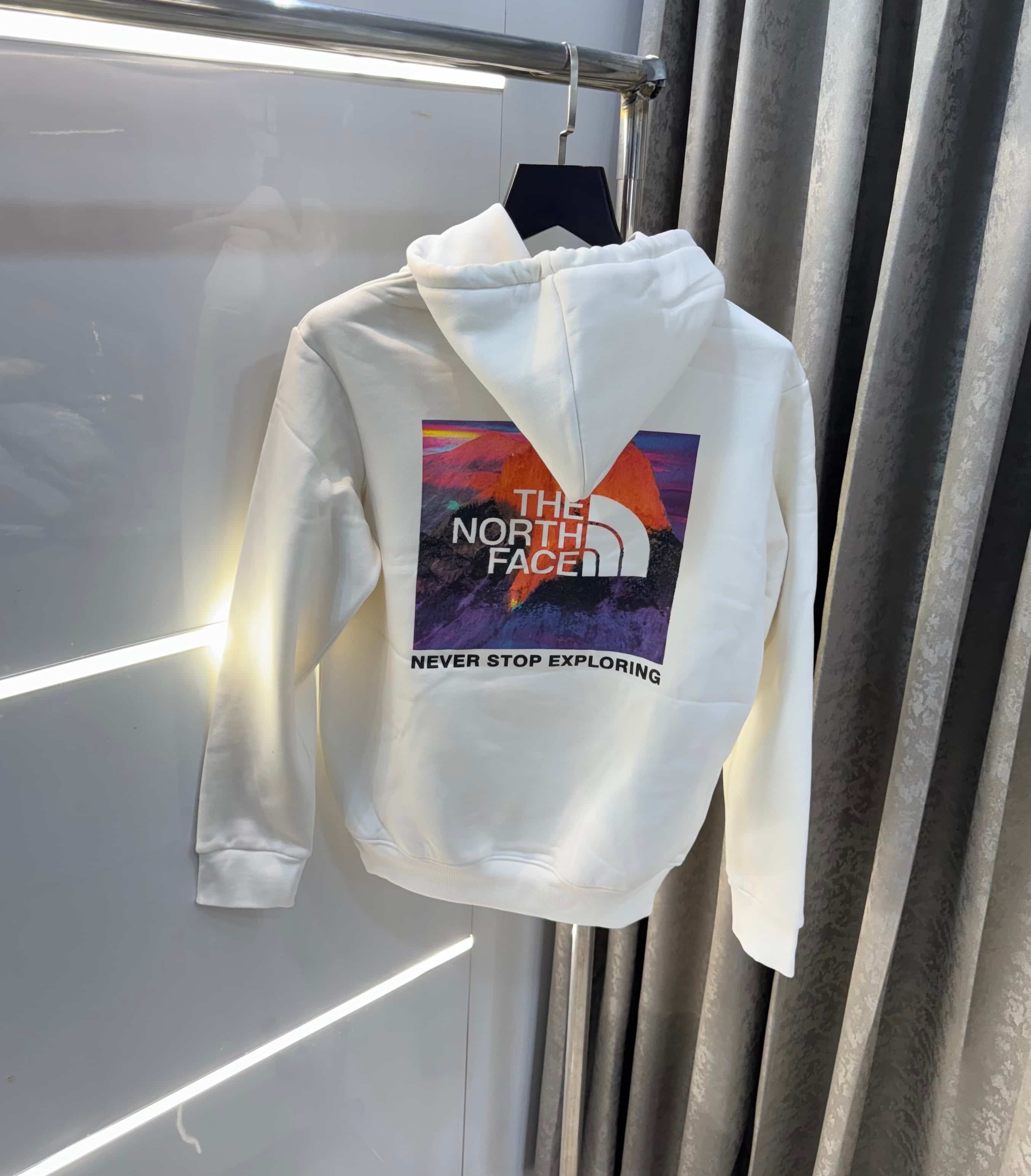 The  North Face White Printed Imported Hoodie Main image