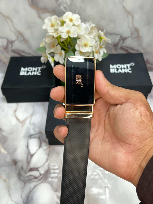 MONT BLANC PREMIUM QUALITY REVERSEABLE BELT WITH OG BOX MB-702