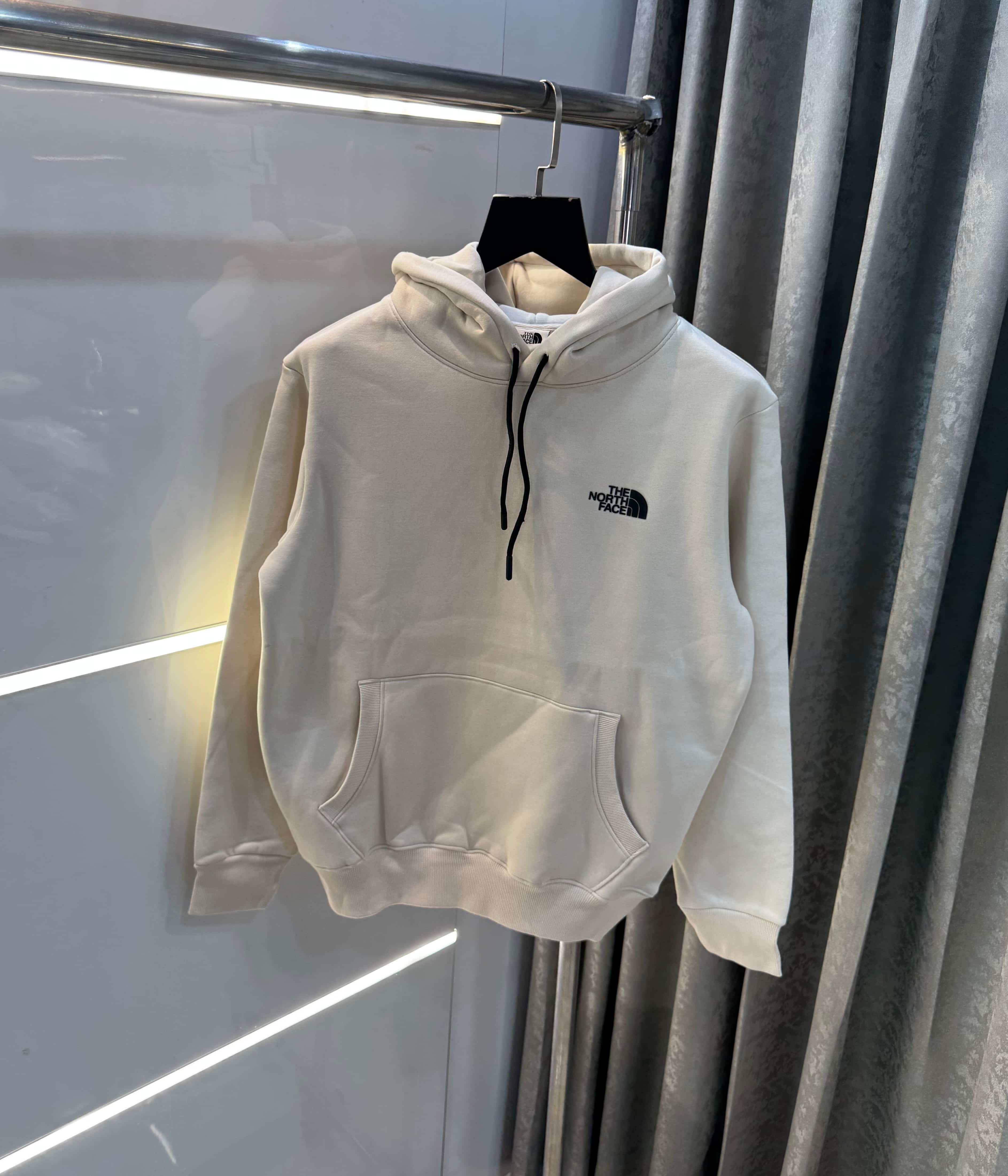 The  North Face Cream Printed Imported Hoodie Secondary image
