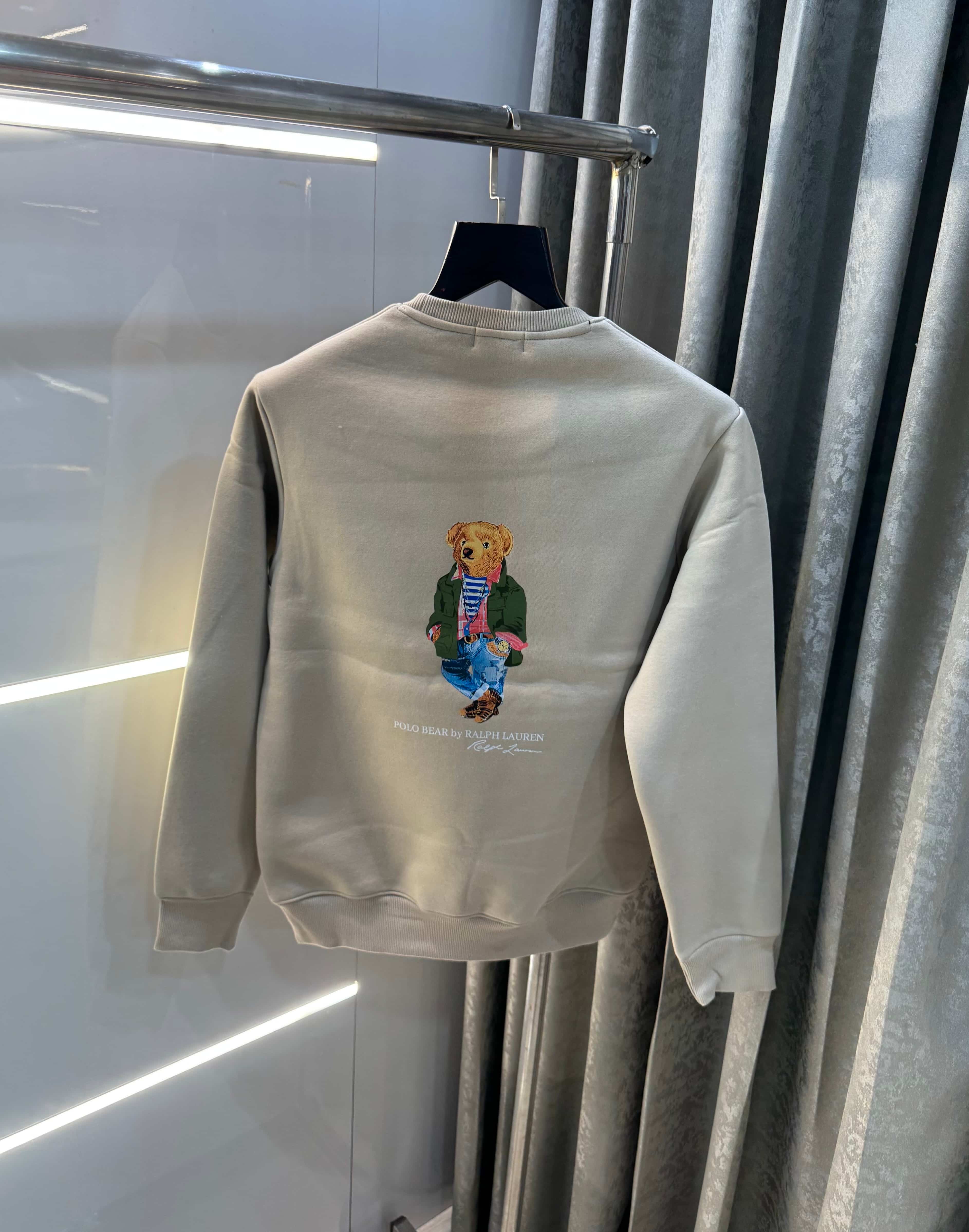 Ralph  Lauren Cream Teddy Edition Imported Sweatshirt Main image