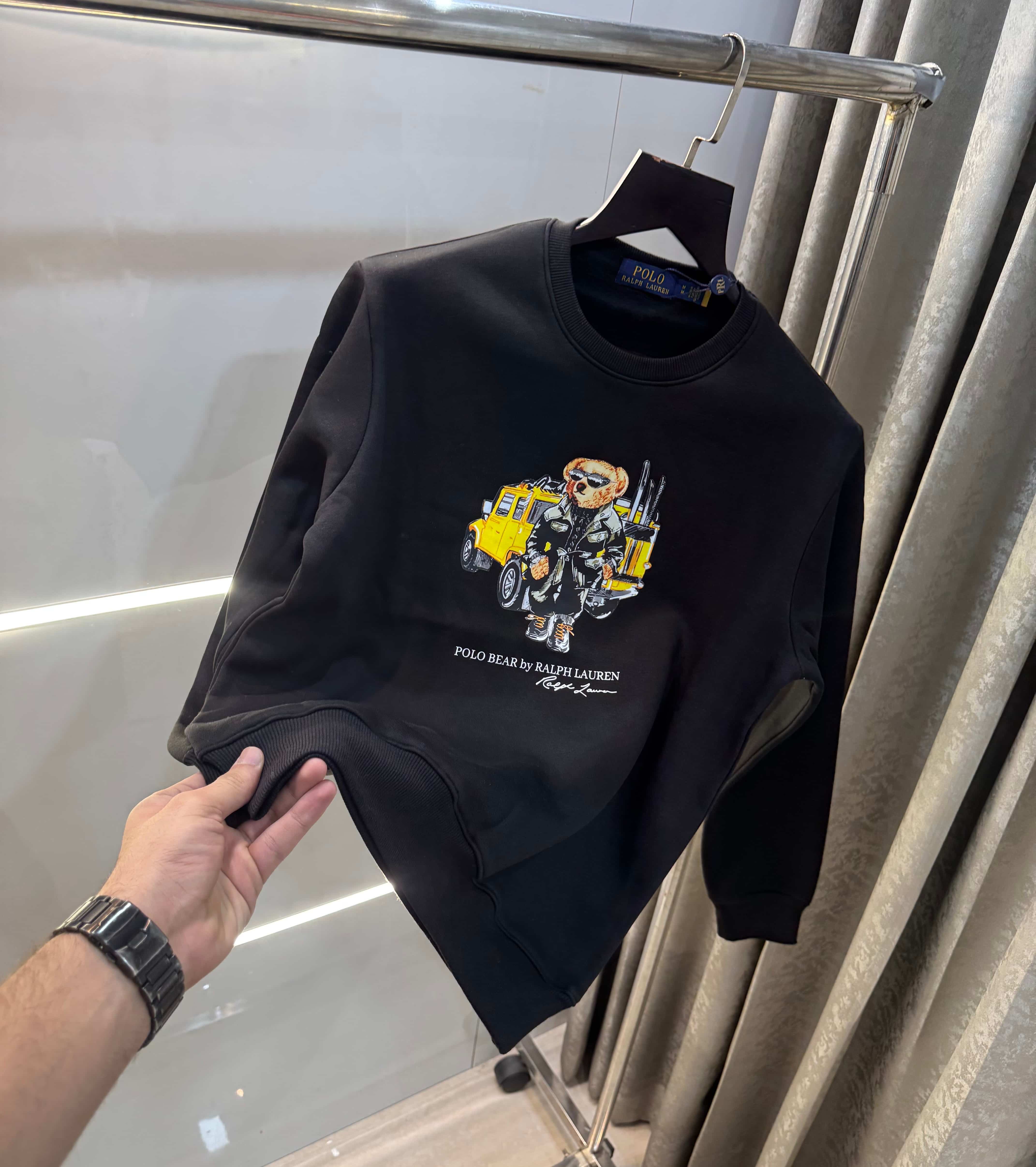 Ralph  Lauren Black Teddy Edition Imported Sweatshirt Main image