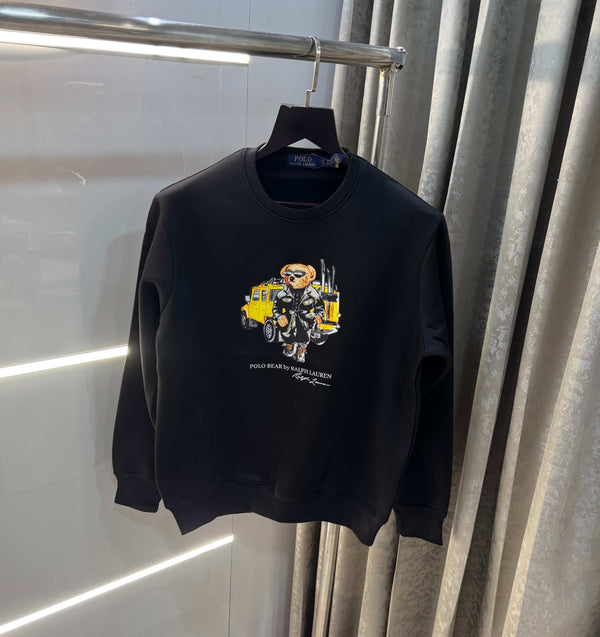 Ralph  Lauren Black Teddy Edition Imported Sweatshirt