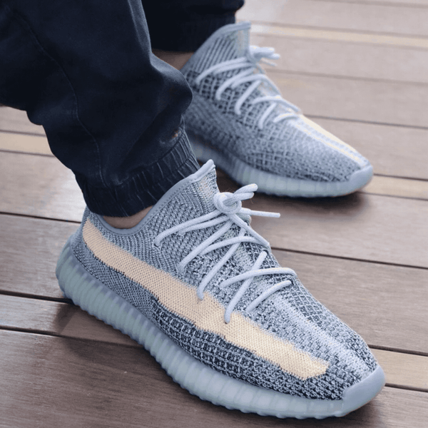 Adidas Yeezy Boost 350 v2 Ash blue Semi UA With Full Accessories For Mens