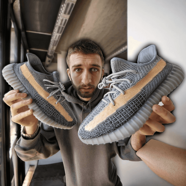Adidas Yeezy Boost 350 v2 Ash blue Semi UA With Full Accessories For Mens