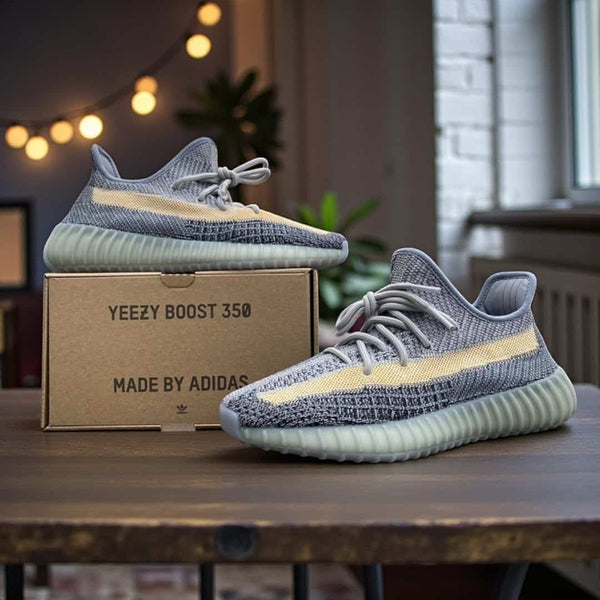 Adidas Yeezy Boost 350 v2 Ash blue Semi UA With Full Accessories For Mens