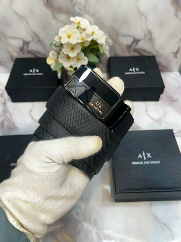 A......X @RMANI EXCHANGE PREMIUM QUALITY REVERSEABLE BELT WITH OG BOX AX-109