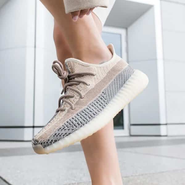 Adidas Yeezy Boost 350 v2 Ash Pearl Semi UA With Full Accessories