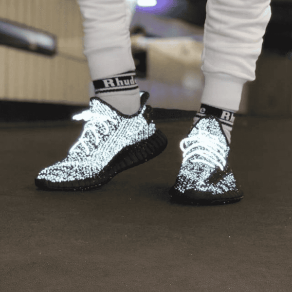 Adidias Yeezy 350 Full Black Reflective Semi UA With Full Accessories