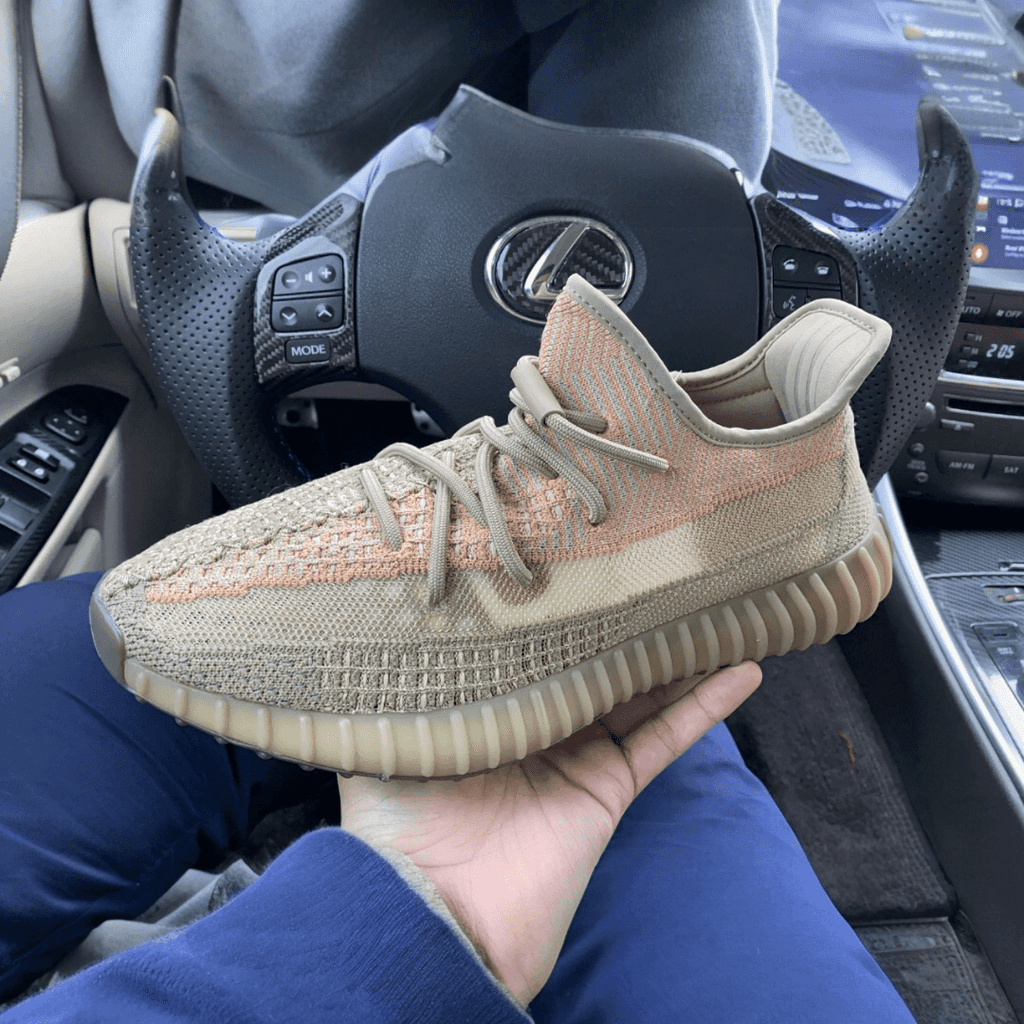 Adidas Yeezy Boost 350 V2 Sand Taupe Semi UA With FUll Accessories