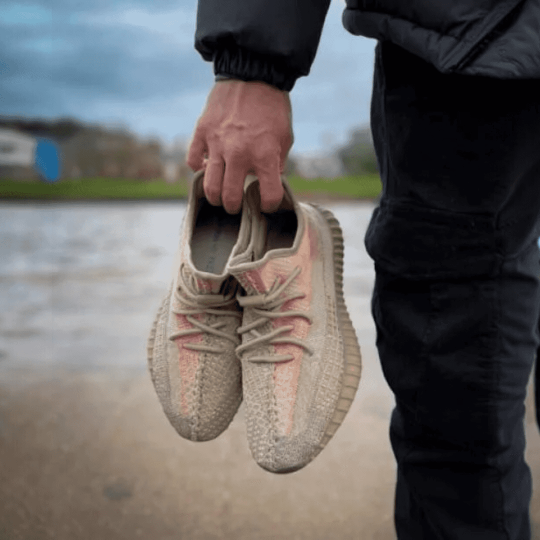 Adidas Yeezy Boost 350 V2 Sand Taupe Semi UA With FUll Accessories