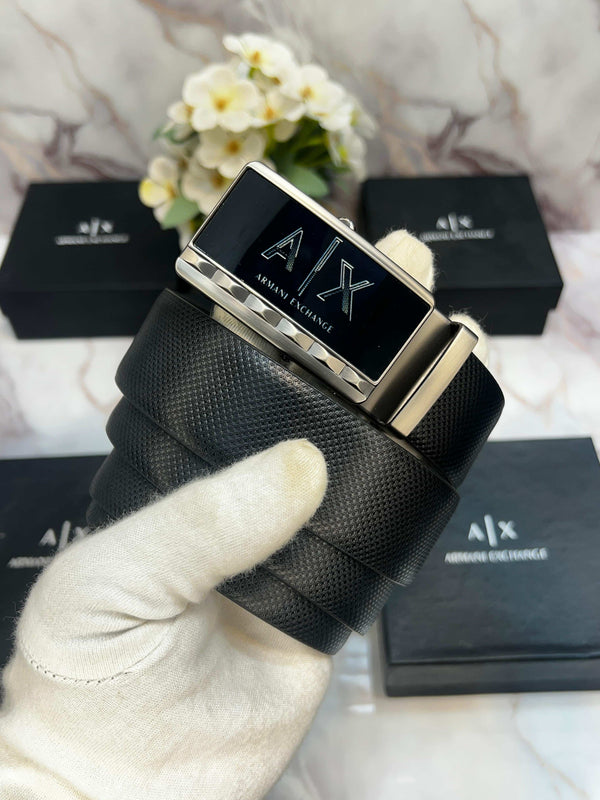 A..X aRM4NI EXCHANGE PREMIUM QUALITY REVERSEABLE BELT WITH OG BOX AX-110